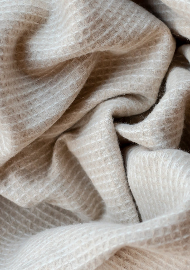 TBCo - Recycled Wool Waffle Blanket -