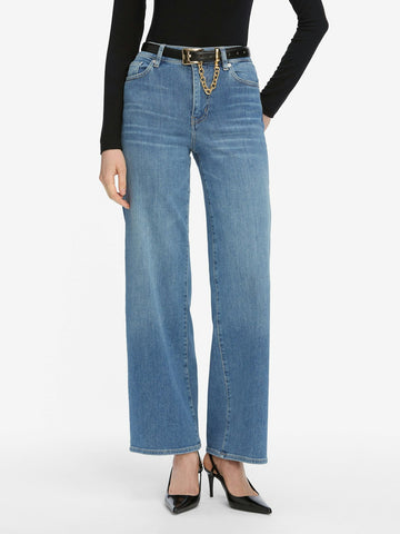 FRAME - Le Slim Palazzo Jean - Drizzle