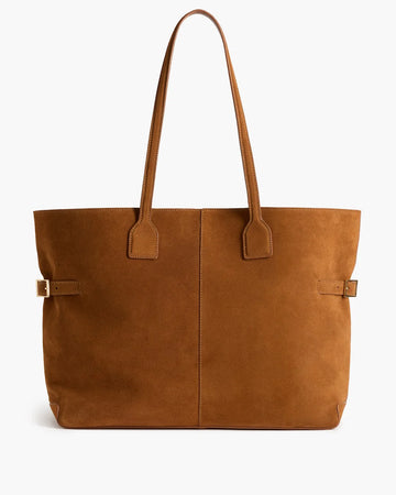 Flattered - Lesley Tote Bag – Suede Bourbon -
