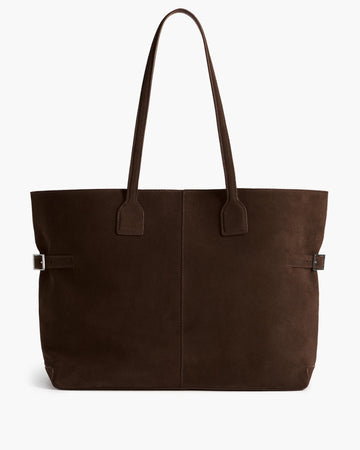 Flattered - Lesley Tote Bag – Suede Chocolate -