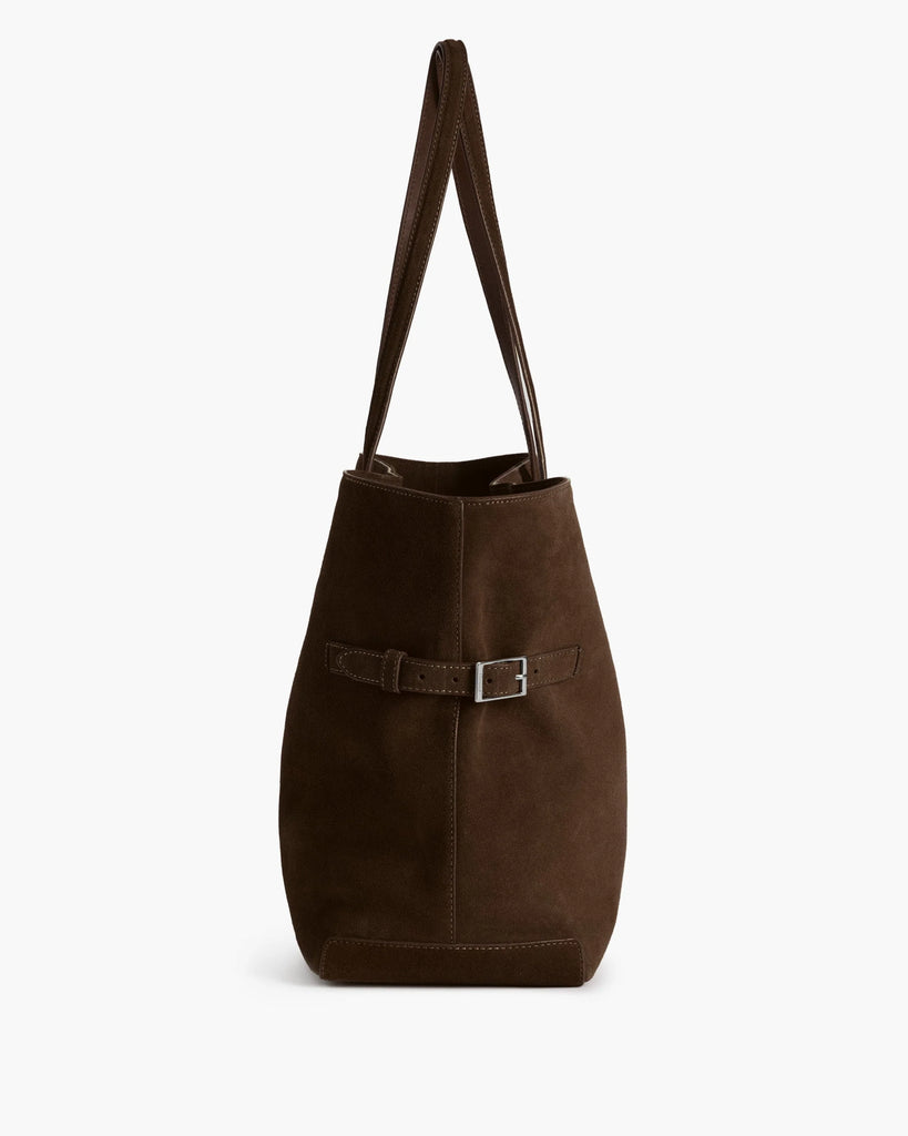 Flattered - Lesley Tote Bag – Suede Chocolate -