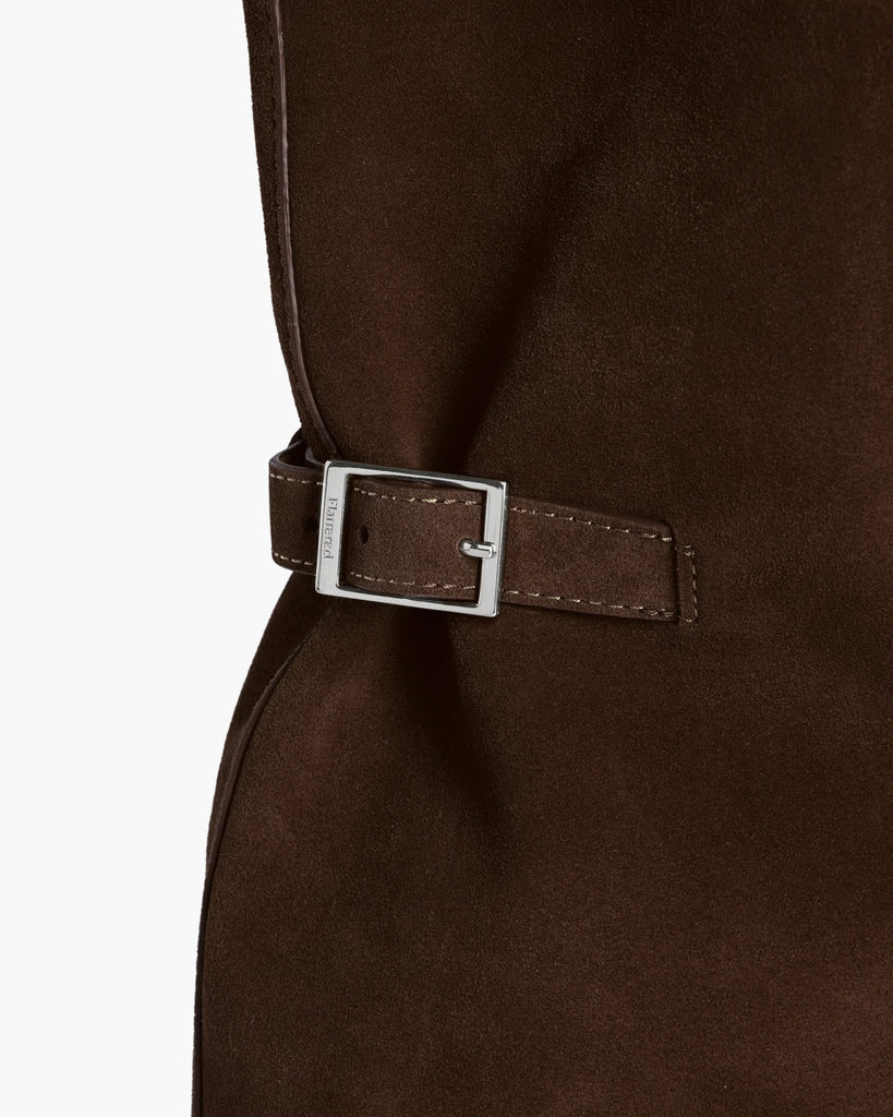 Flattered - Lesley Tote Bag – Suede Chocolate -