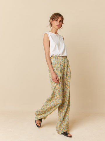 INDI&COLD - Floral Trouser - Multicolour