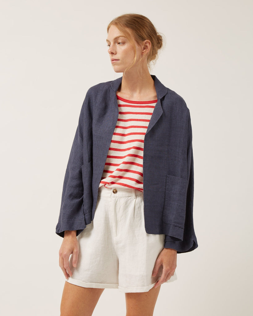 Naif - Amelia Linen Jacket - Ink