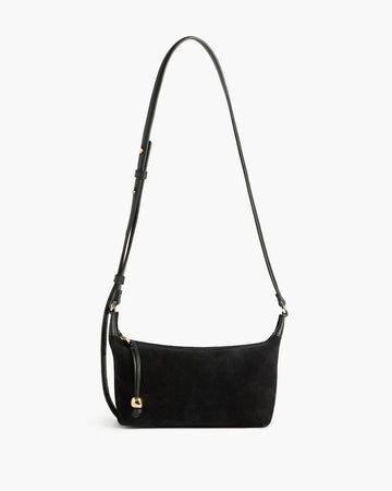 Flattered - Ru Crossbody Bag – Suede Black -