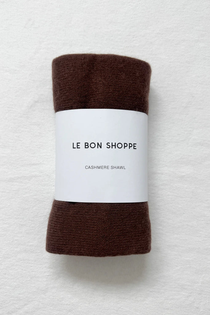 Le Bon Shoppe - Cashmere Shawl – Mocha -