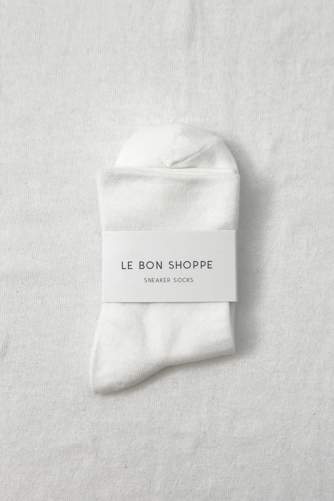 Le Bon Shoppe - Sneaker Socks - Classic White
