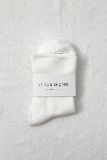 Le Bon Shoppe - Sneaker Socks - Classic White