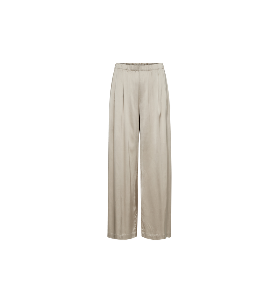 Mos Mosh - Rita Satin Pant - Feather Grey