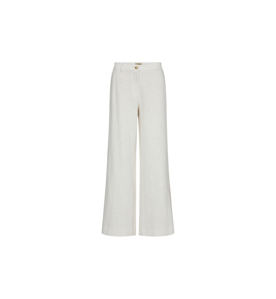 Mos Mosh - Beata Ramie Pant - Ecru