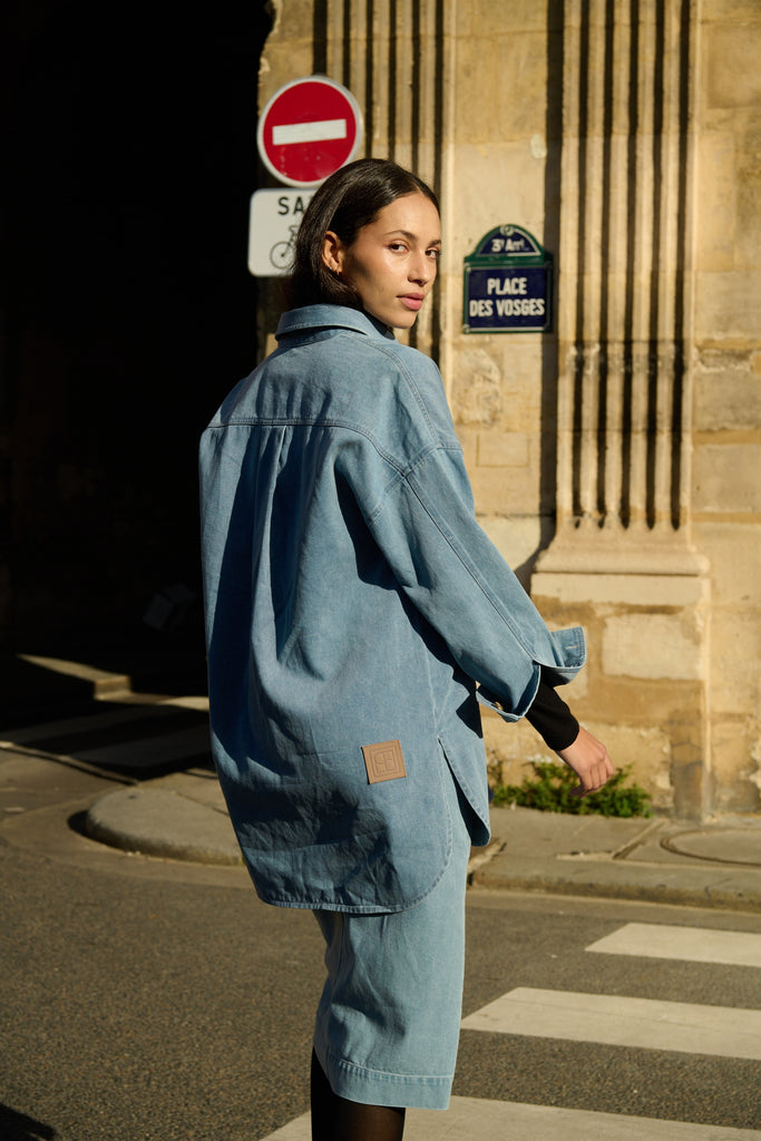 Soaked in Luxury - Annabeth Denim Shirt -