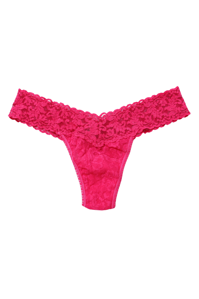 Hanky Panky - Original Rise Lace Thong - Sweet Tart O S