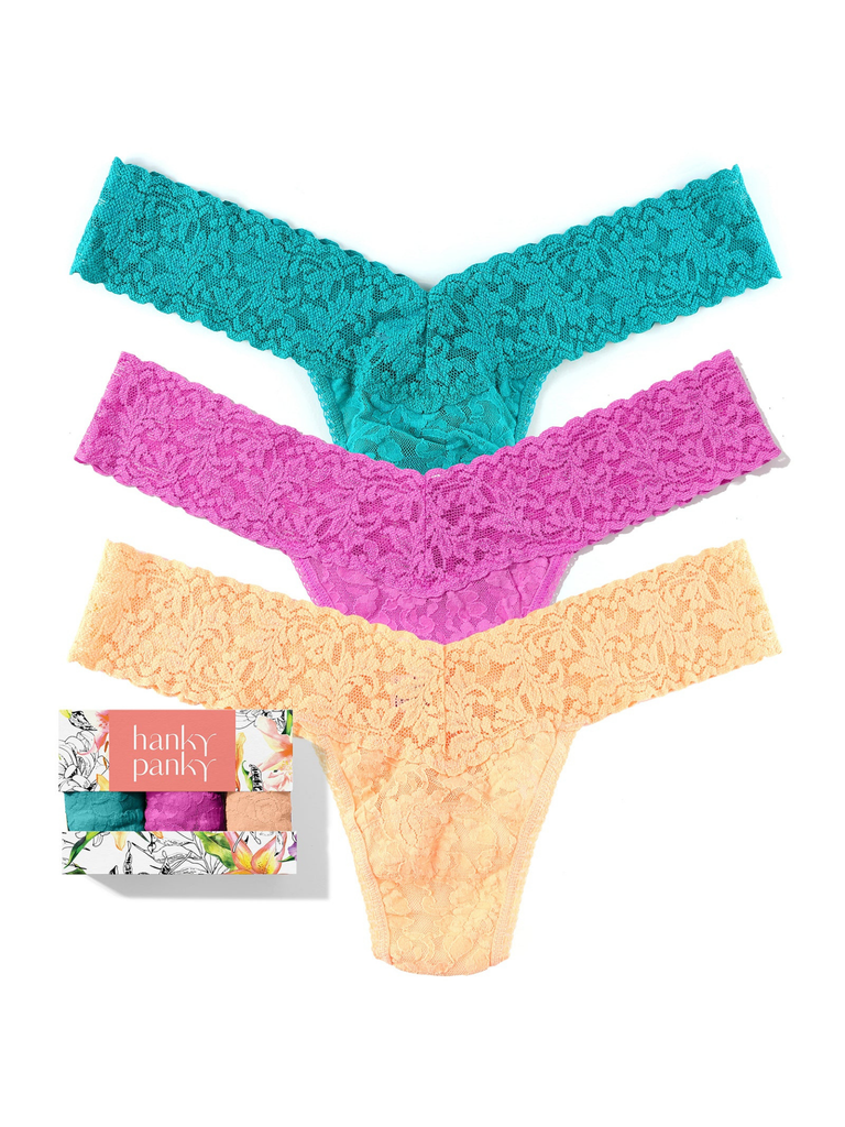 Hanky Panky - Original Thong – Multi 3 Pack - Botany O S