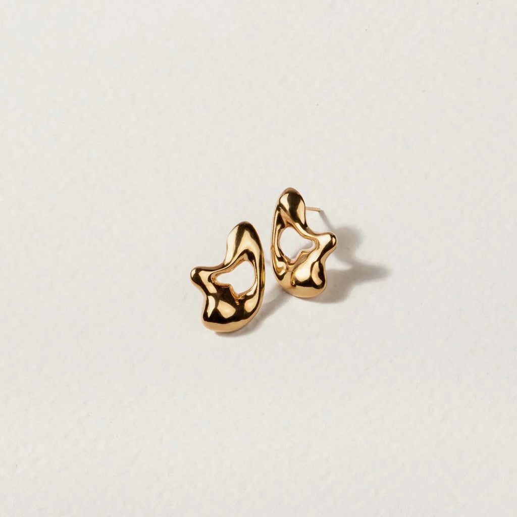 Vimeria - Burgeon Studs – Gold -