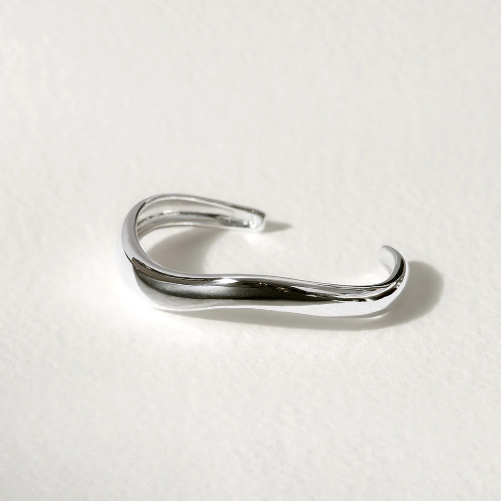 Vimeria - Ortune Thin Cuff - Silver