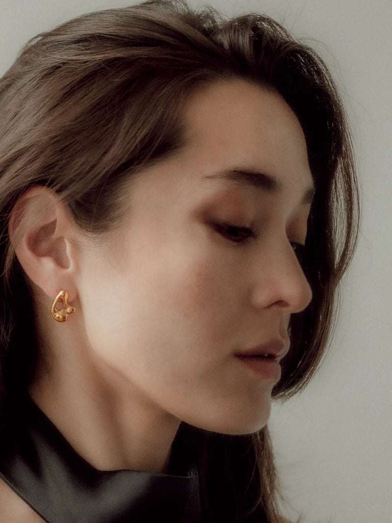 Vimeria - Burgeon Studs – Gold -