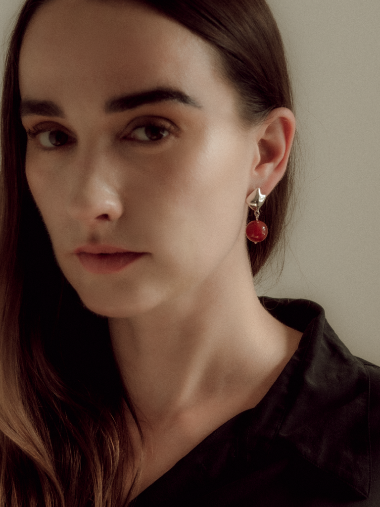 Vimeria - Meer Drop Earrings – Silver -