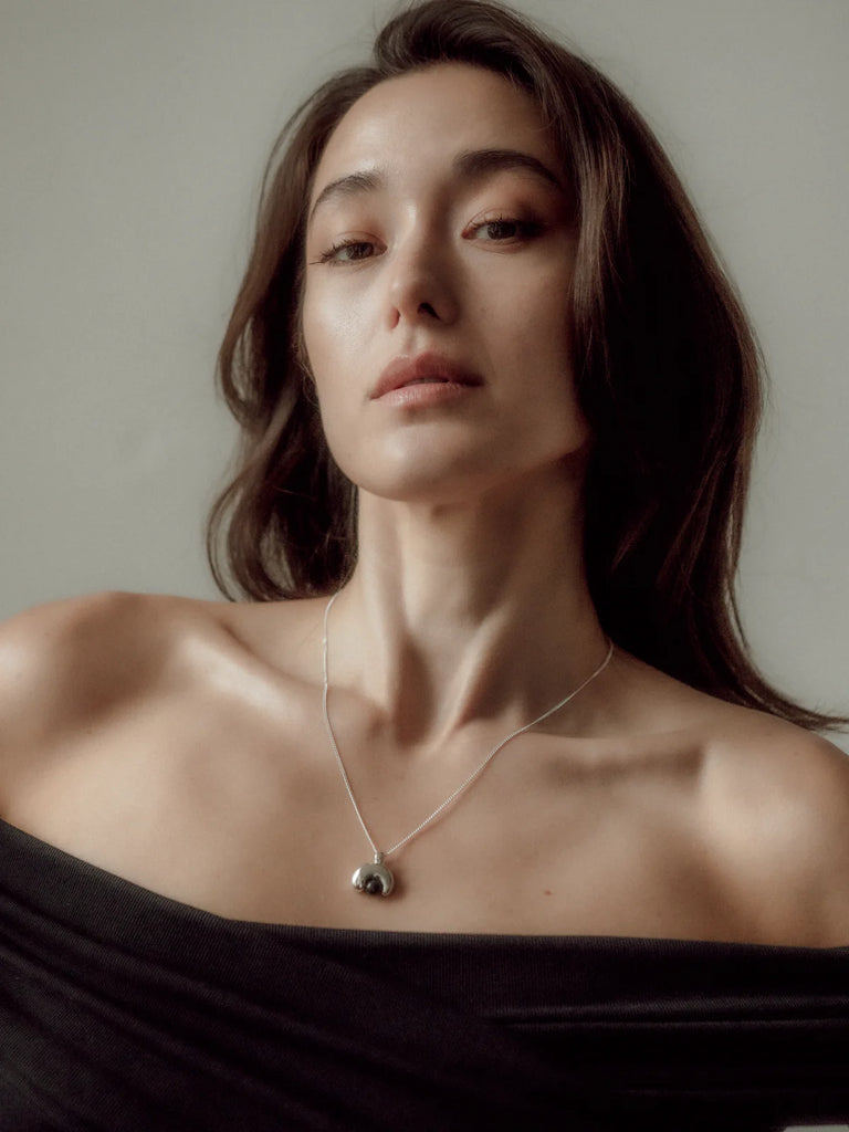 Vimeria - Trope Necklace - Silver Green