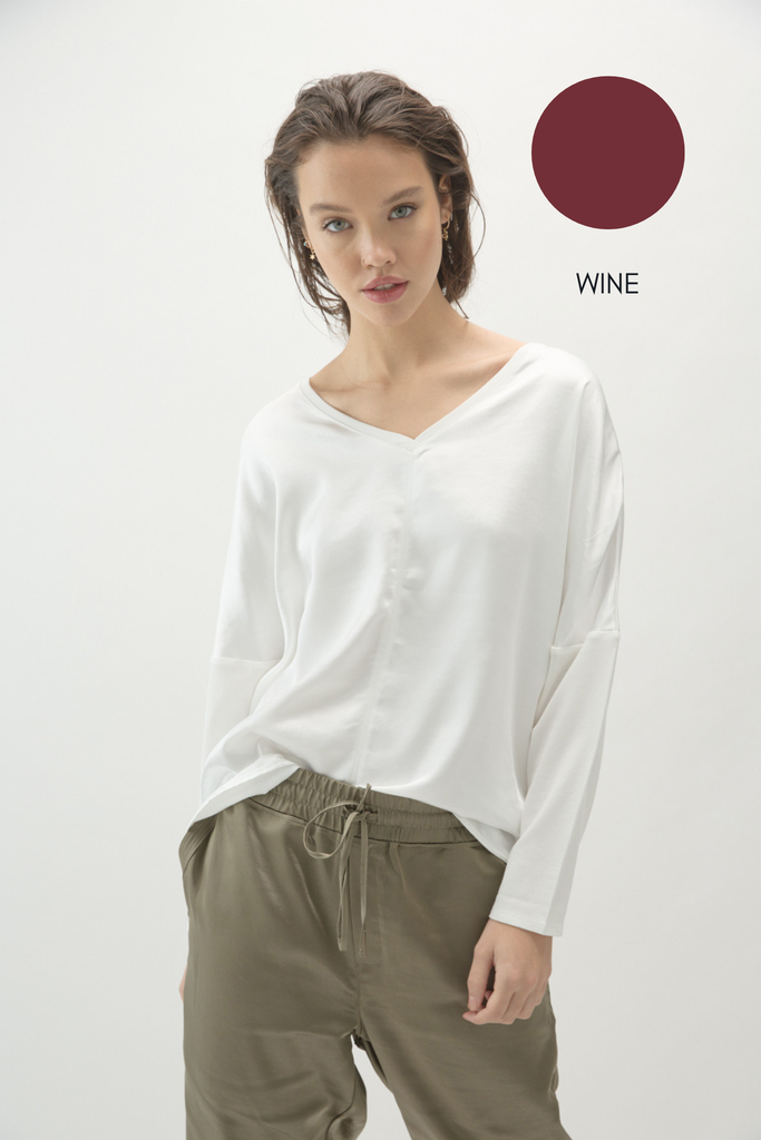 Melissa Nepton - Cindy Top - Red Wine