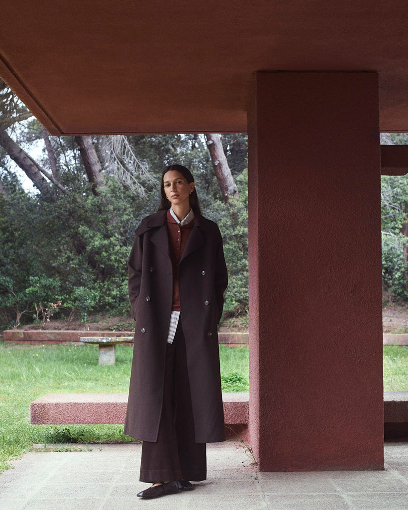 Yerse - Long Wool Coat -