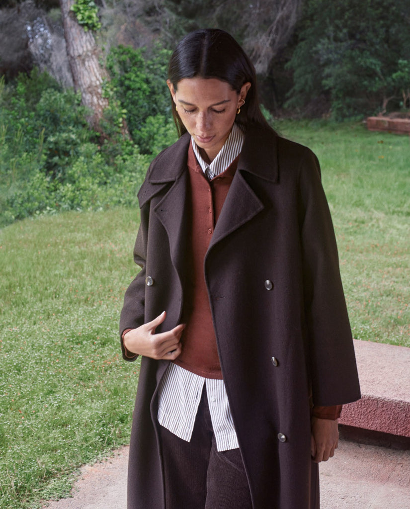 Yerse - Long Wool Coat -