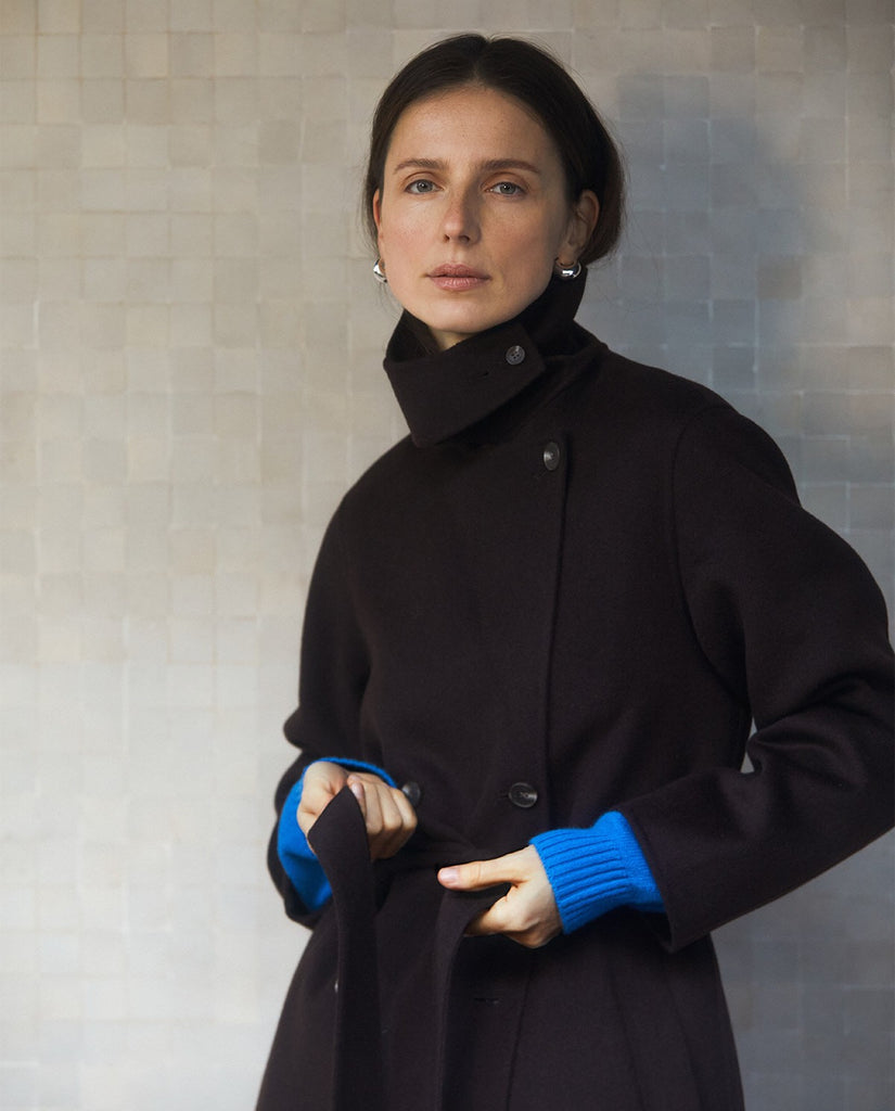 Yerse - Long Wool Coat -