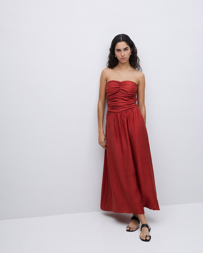 Yerse - Long Draped Dress -