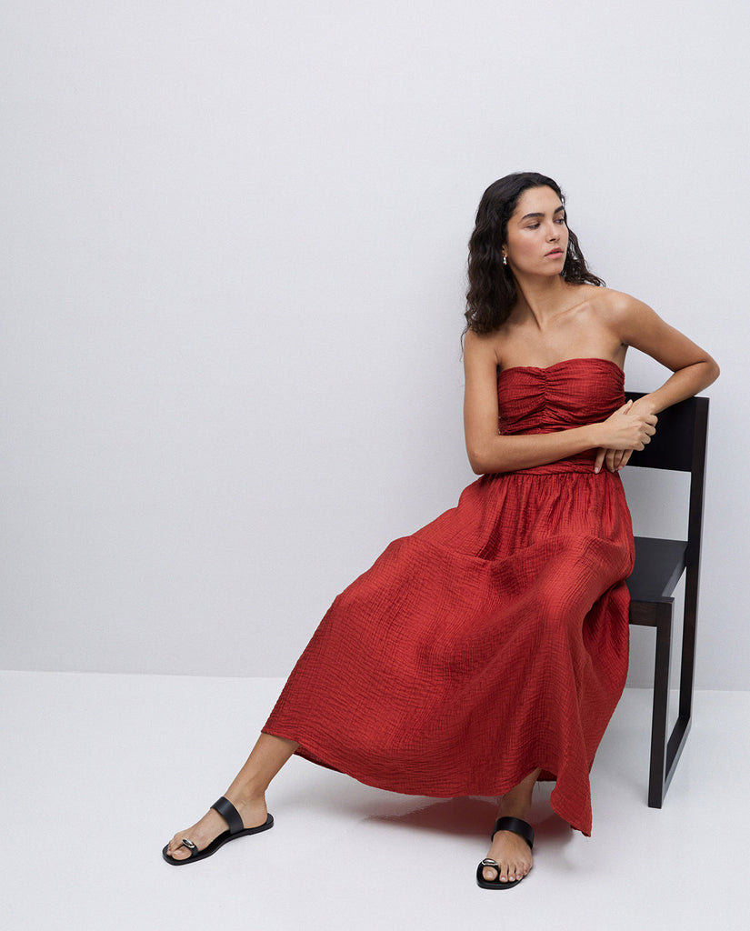 Yerse - Long Draped Dress -