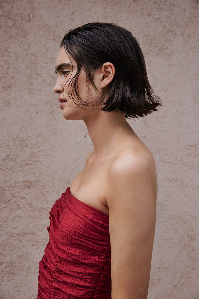 Yerse - Long Draped Dress -