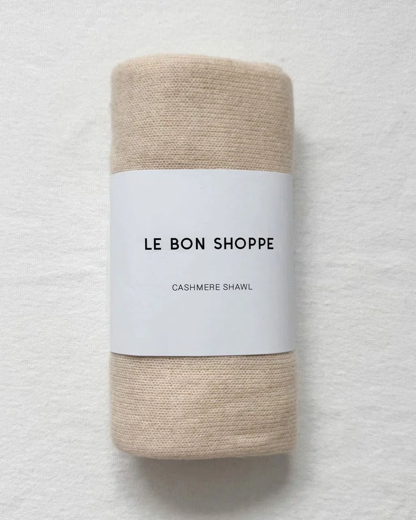Le Bon Shoppe - Cashmere Shawl – Oatmeal -