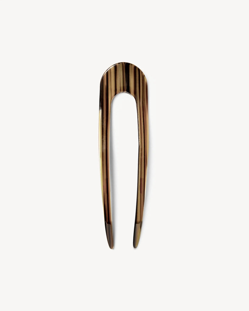 Machete - French Hair Pin in Tiger's Eye -