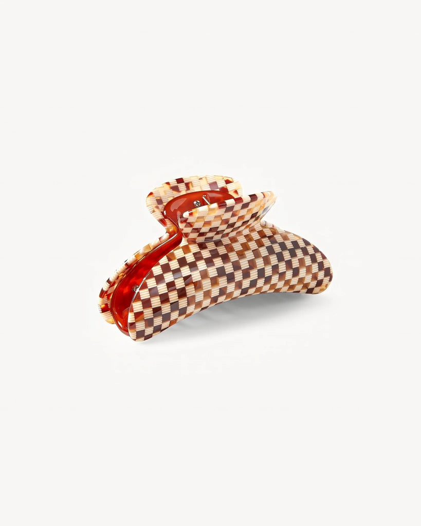 Machete - Grande Heirloom Claw in Tortoise Checker -