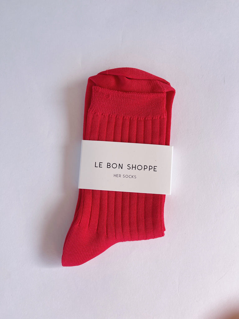 Le Bon Shoppe - Her Socks in Red -