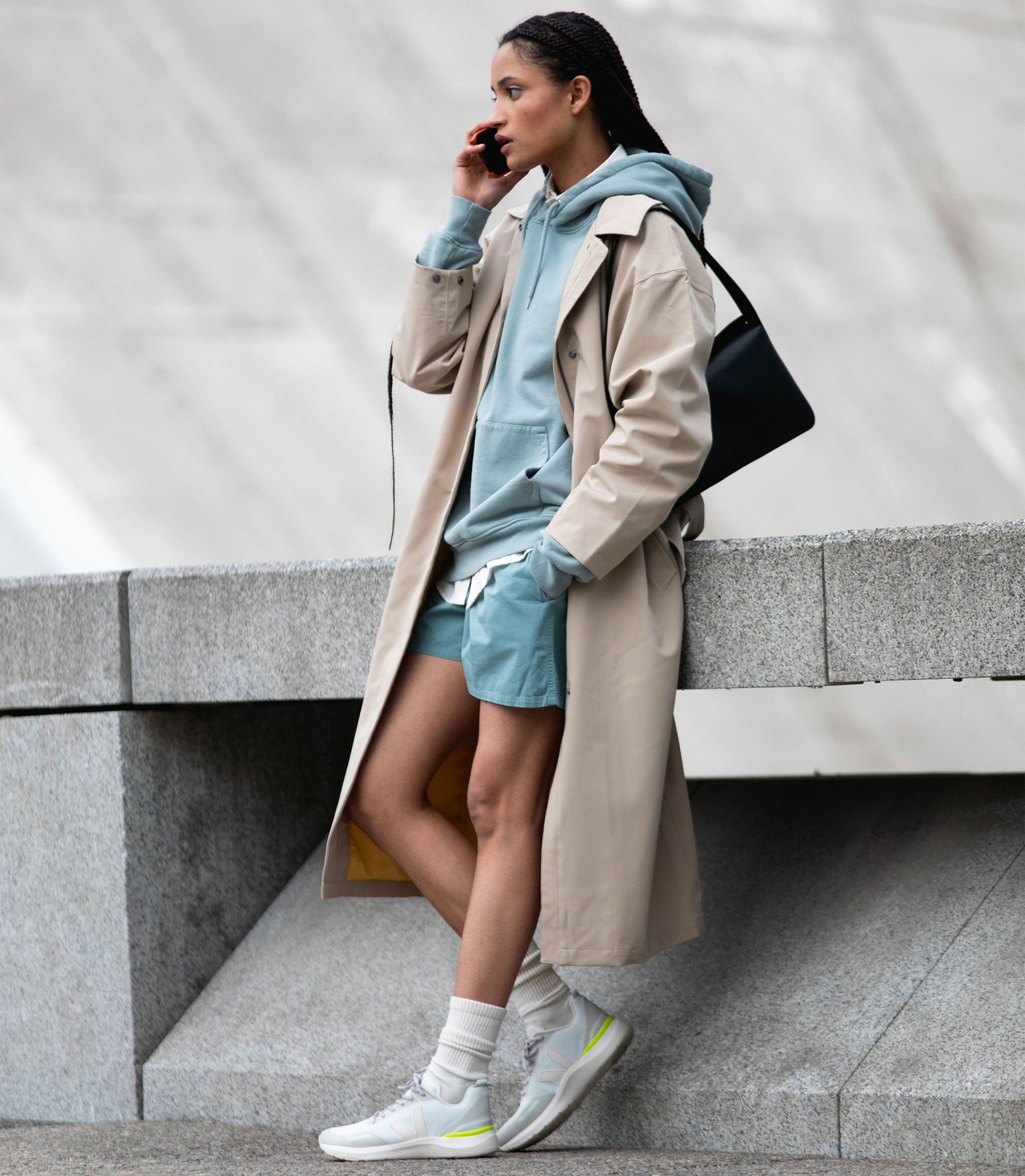 Veja Shoes Street Style Veja White Esplar Trainers Outfit Street