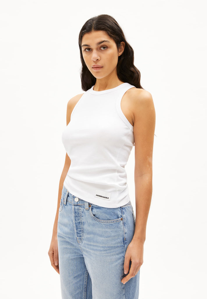 ARMEDANGELS - Kanitaa Rib Top - White
