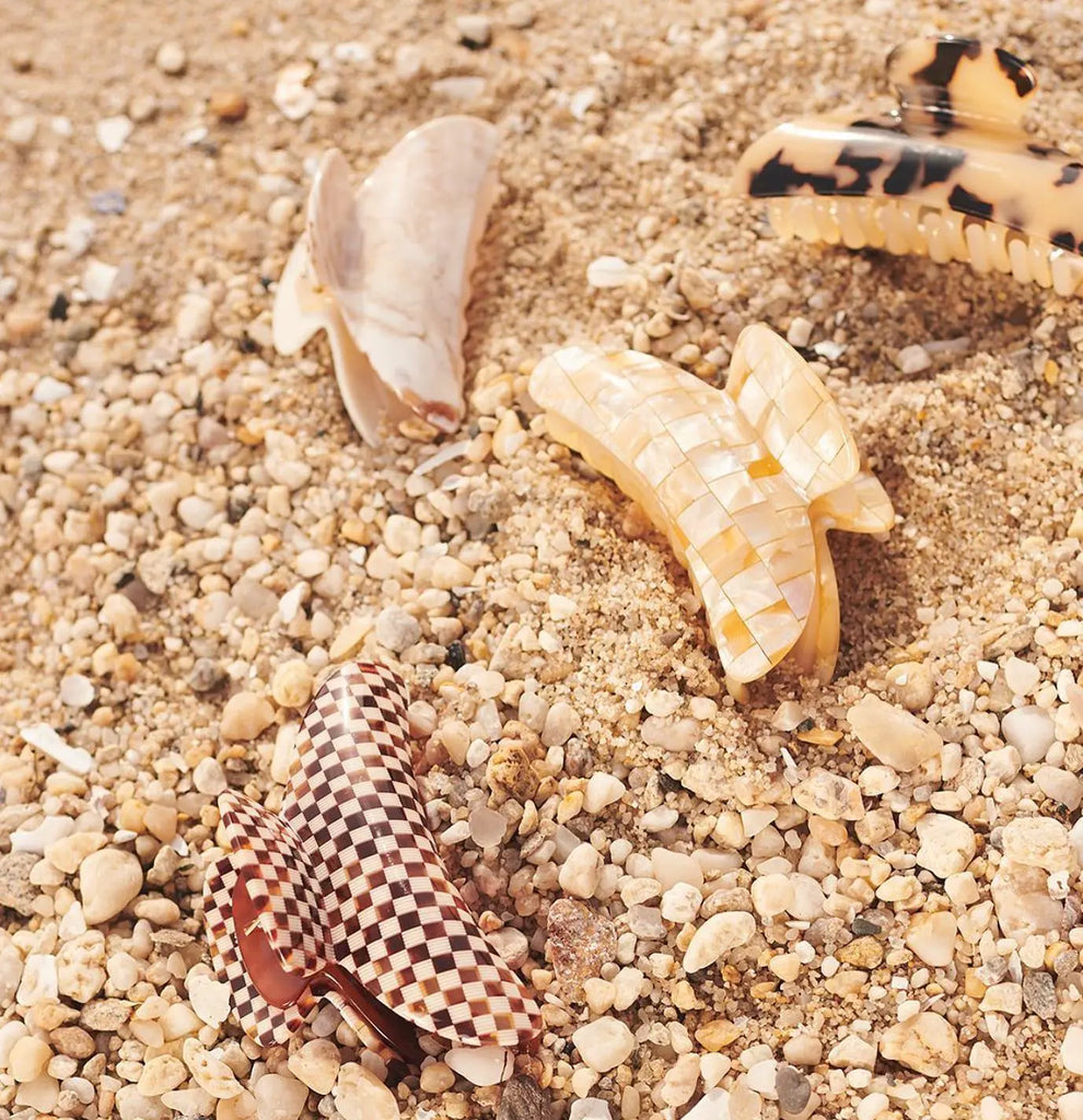 Machete - Grande Heirloom Claw in Tortoise Checker -