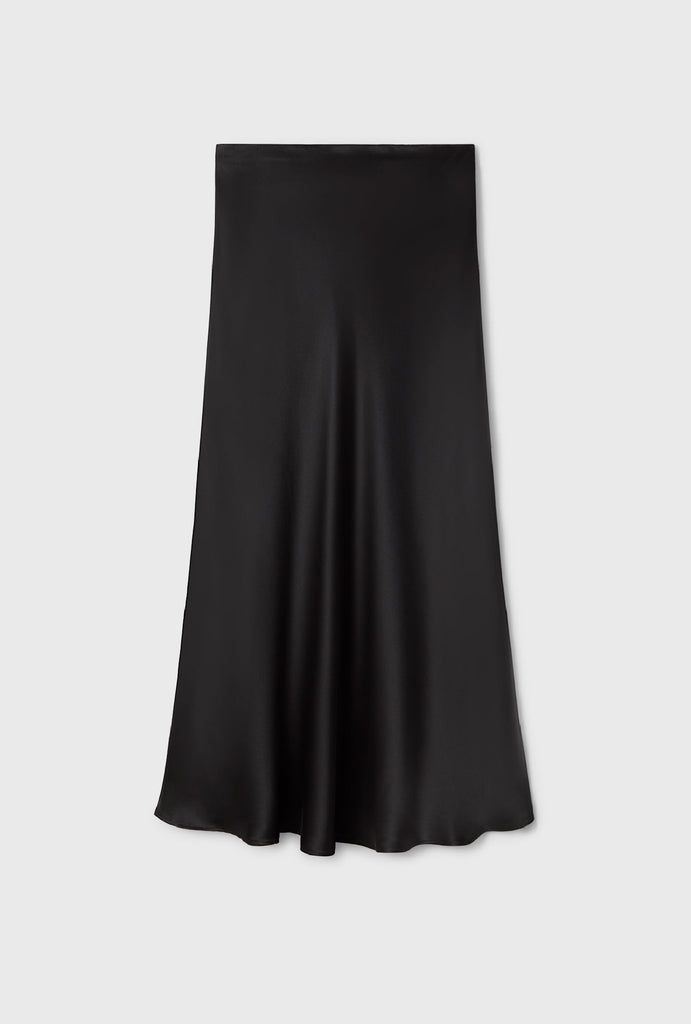 Silk Laundry - Long Bias Cut Skirt -