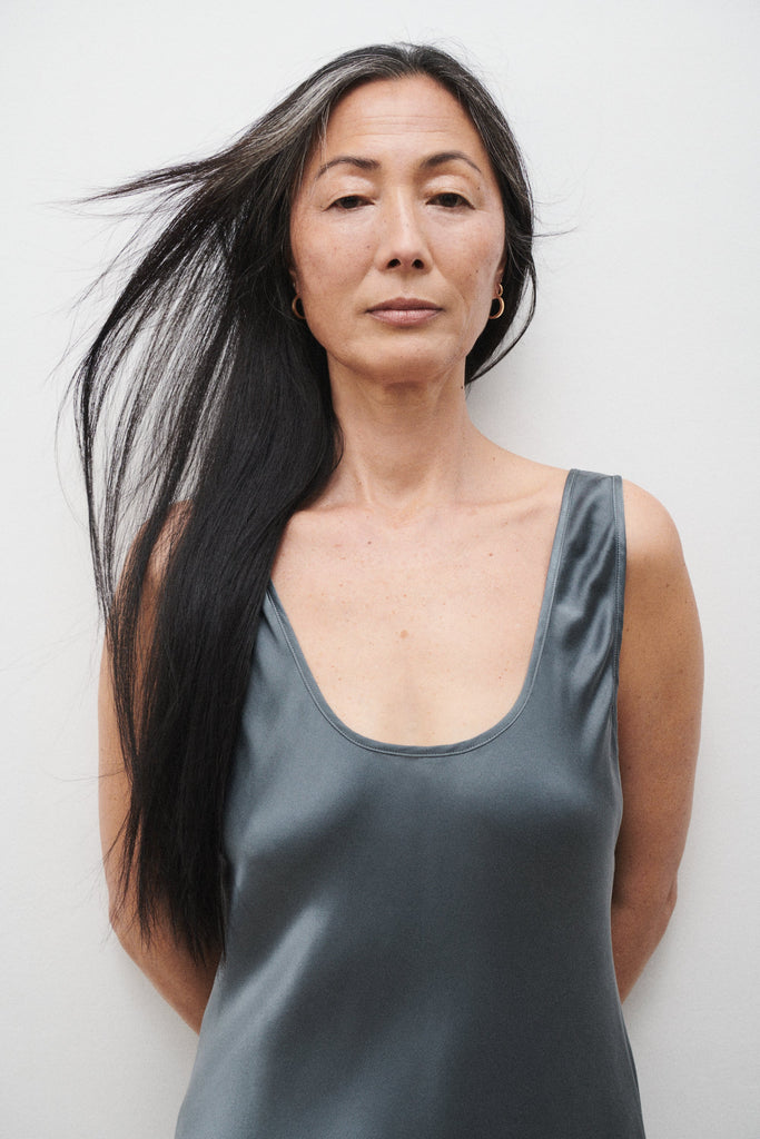 Silk Laundry - Scoop Neck Dress -