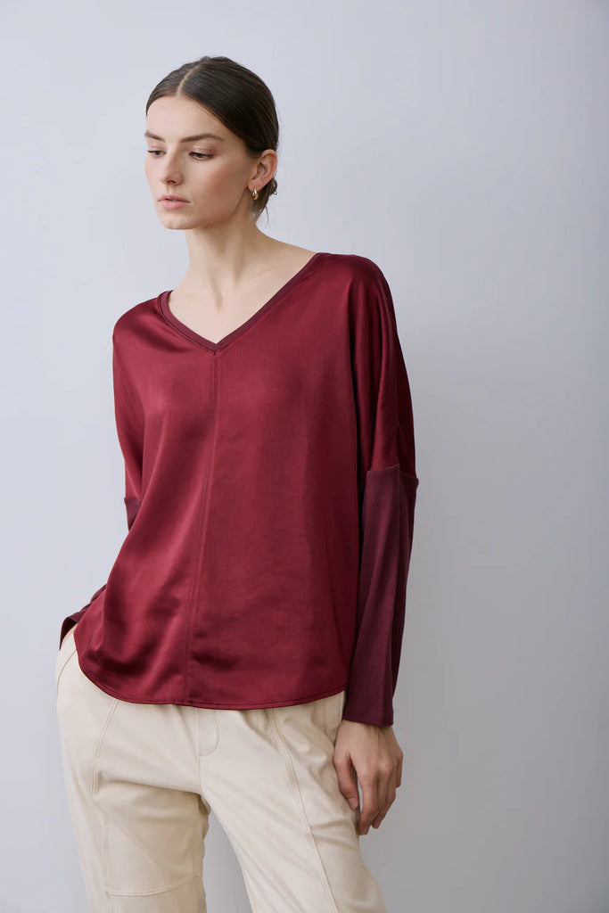 Melissa Nepton - Cindy Top - Red Wine