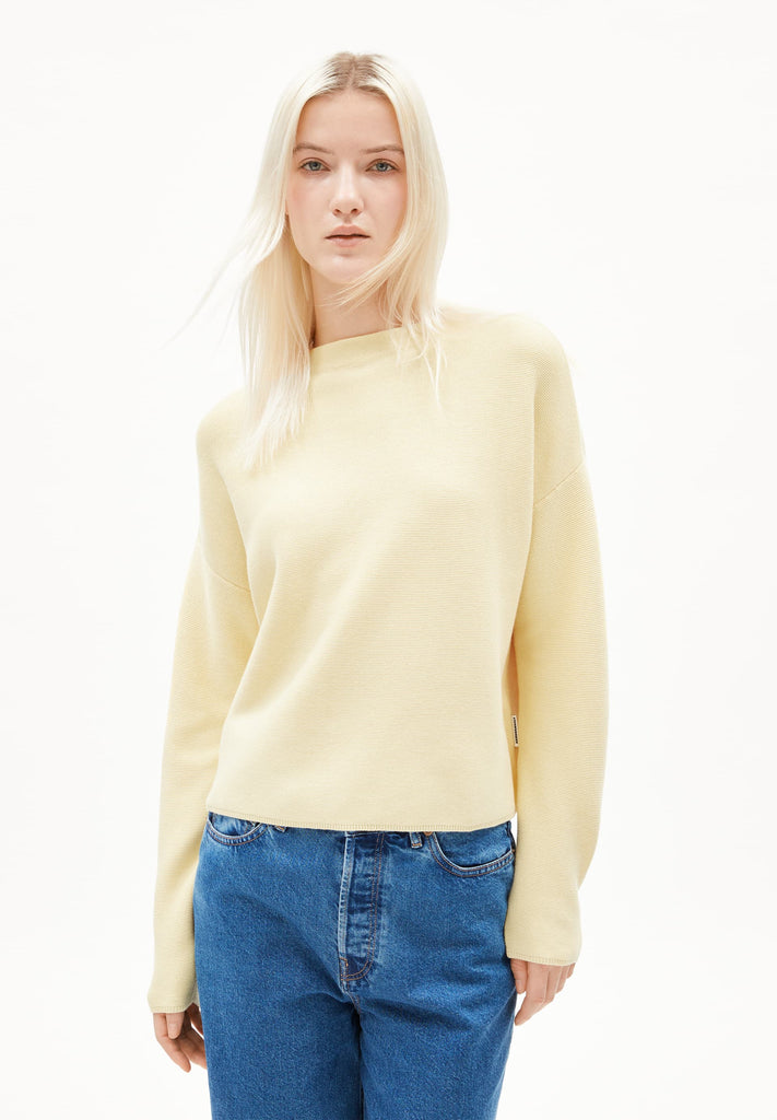 ARMEDANGELS - Merinaa Links Links Sweater - Early Yellow