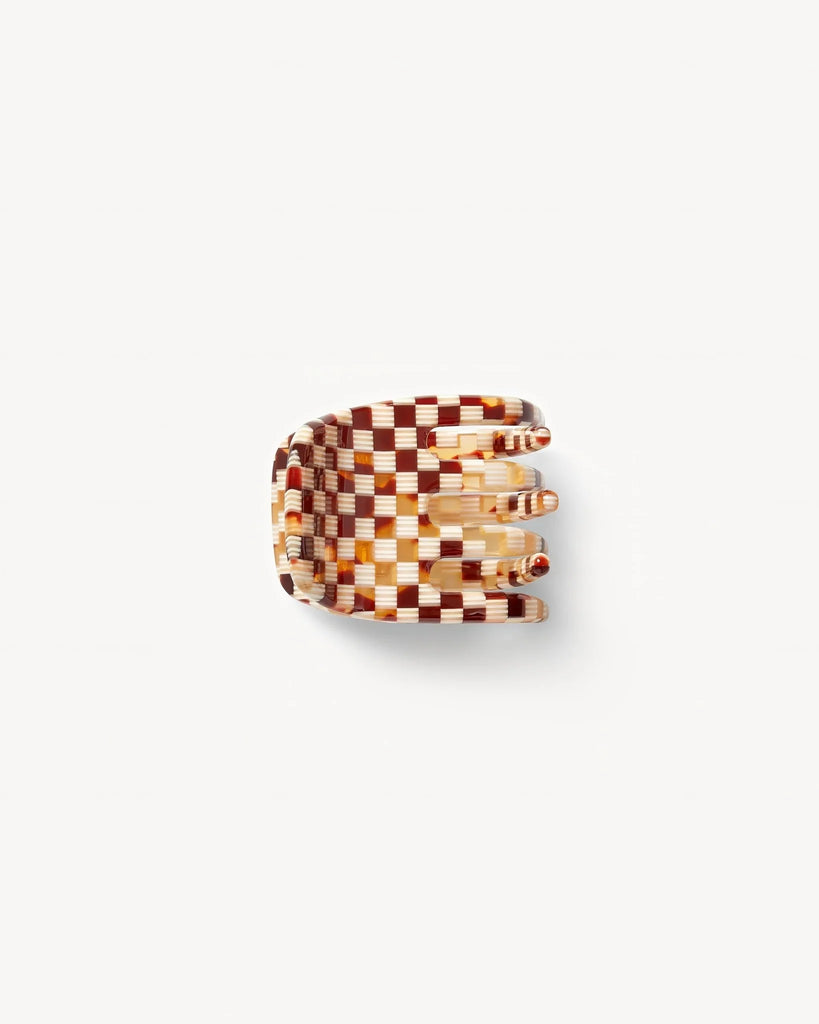 Machete - Mini Claw Clip Tortoise Checker -