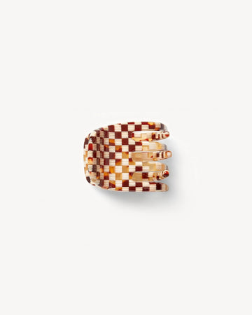 Machete - Mini Claw Clip Tortoise Checker -