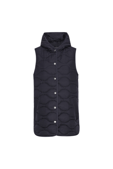 Ilse Jacobsen - Short Quilt Vest - Dark Indigo