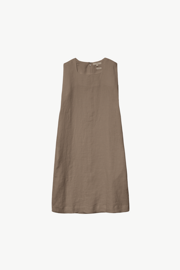 Yerse - Portofino Linen Dress - Kaki