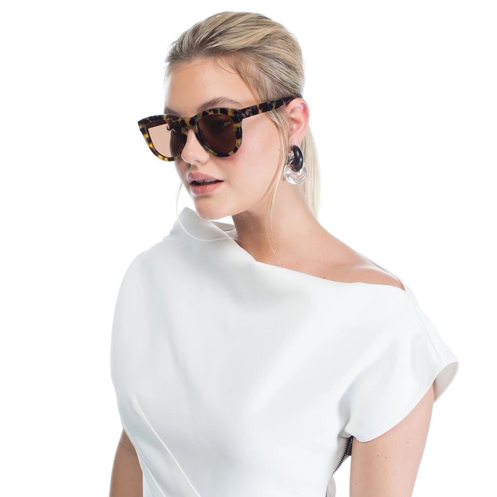 VALLEY Eyewear - Trachea Sunglasses – Tort / Brown Lens -
