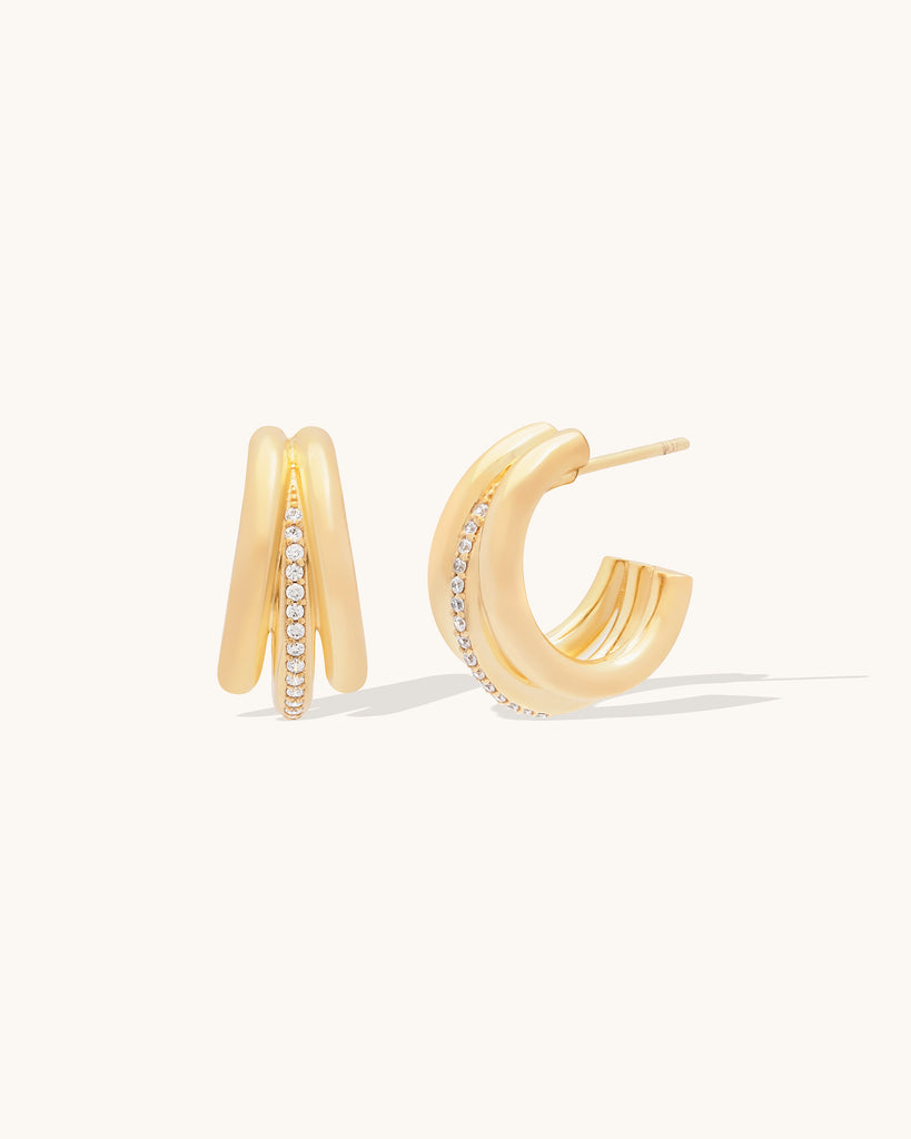 コロンとしたフォームがモダン【leah alexandra】ROMA HOOPS Leah Alexandra – Another Shop