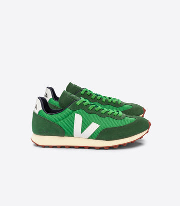 Veja - Rio Branco Alveomesh Sneaker – Emeraude & White - Emeraude & White