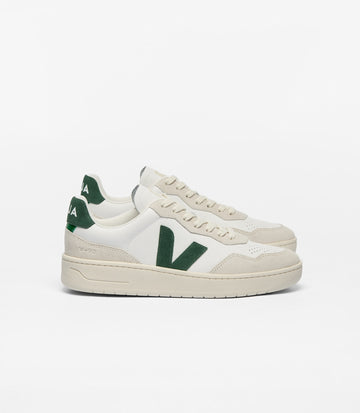 Veja - V-90 OT Leather Sneaker - White Cyprus