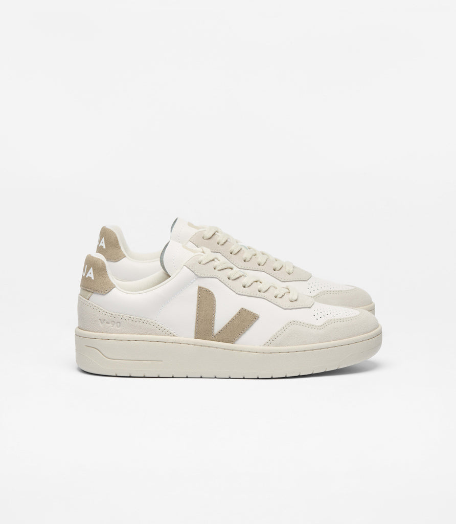 Veja - V-90 Sneaker - White Taupe