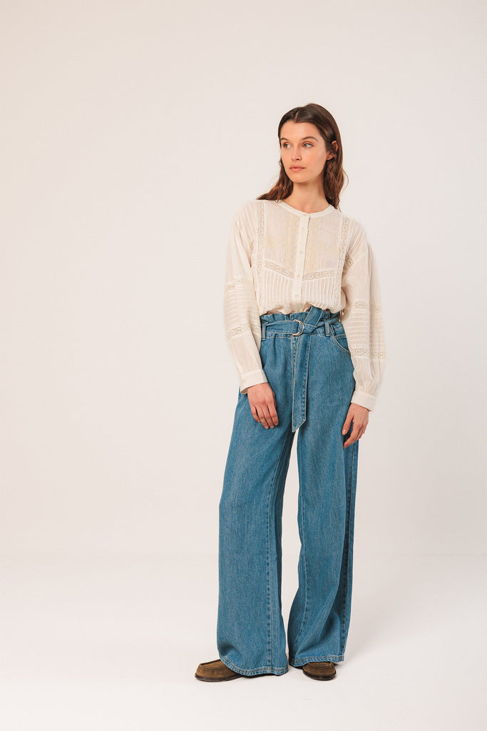 INDI&COLD - Embroidered Shirt -